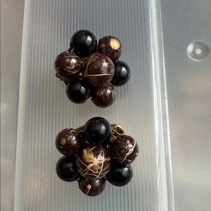 Vintage Cluster Clip-On Earrings
